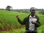 Noah, KARI Techincal Officer for crop trials