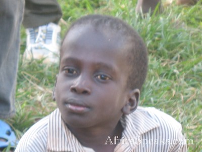 An orphan and one of the most memorable faces of my experience in Kenya