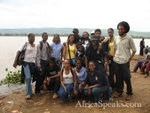 UWI group at Lake Nalubale