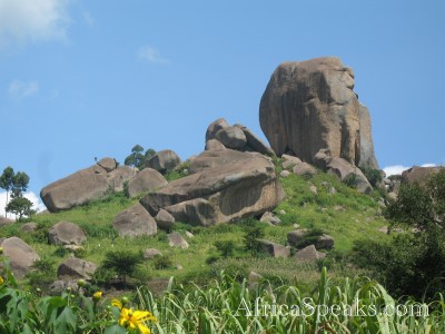 One of the Rock Parks we visited - Mwibale Rock Hill