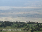 The valley, also home of the Masai