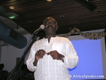 Mr Amon Hotep, one of the feature speakers