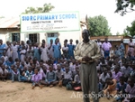 Teacher in Sio Primary School in Kenya