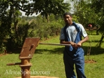 Michael-next to the water pump