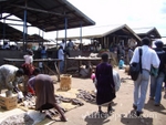 By the Talapia vendors