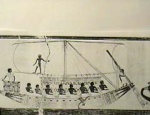 Ancient sea-going vessel used by the Egyptians