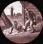 Simon Legree and Uncle Tom: A scene from Uncle Tom's Cabin, history's most famous abolitionist novel.