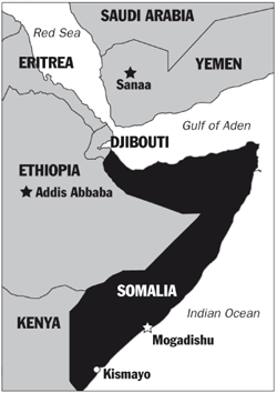 Map of Somalia